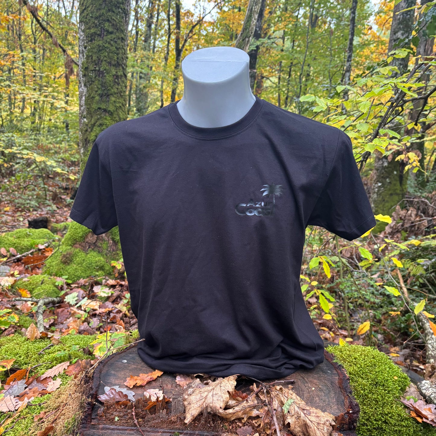 T-shirt AzurCoast black and black