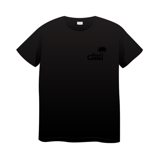 T-shirt AzurCoast black and black